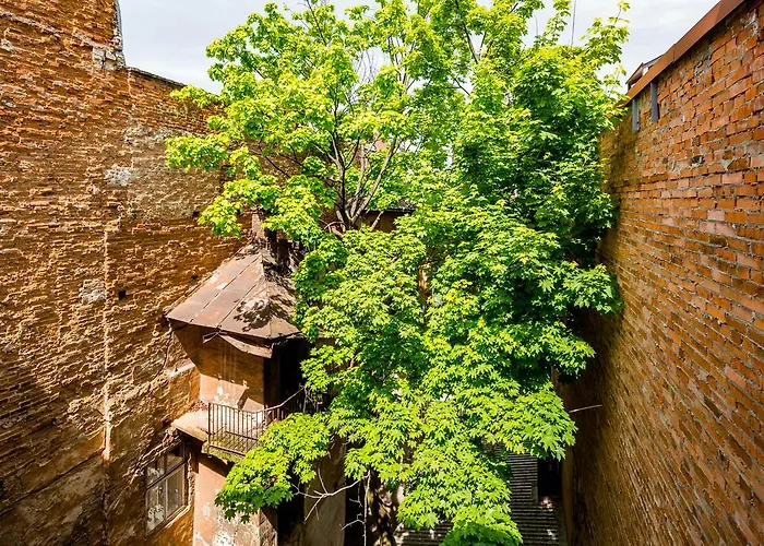 Near Rynok Square є кондиціонер Apartment Lviv